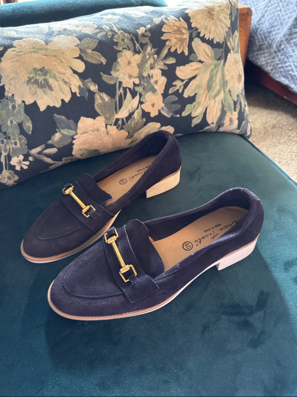 Enzo Tesoti suede loafers